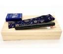 Nakaya Piccolo Long Cigar Kuro-Roiro String-Rolled Model Fountain Pen