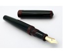 Nakaya Piccolo Long Cigar Kuro-Tamenuri String-Rolled Model Fountain Pen