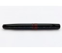 Nakaya Piccolo Long Cigar Kuro-Tamenuri String-Rolled Model Fountain Pen