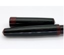 Nakaya Piccolo Long Cigar Kuro-Tamenuri String-Rolled Model Fountain Pen