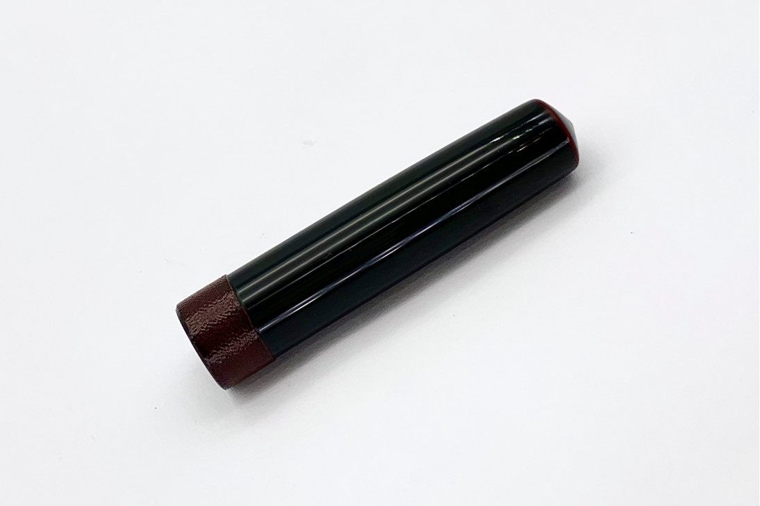 Nakaya Piccolo Long Cigar Kuro-Tamenuri String-Rolled Model Fountain Pen