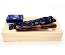 Nakaya Piccolo Long Cigar Toki-Tamenuri String-Rolled Model Fountain Pen