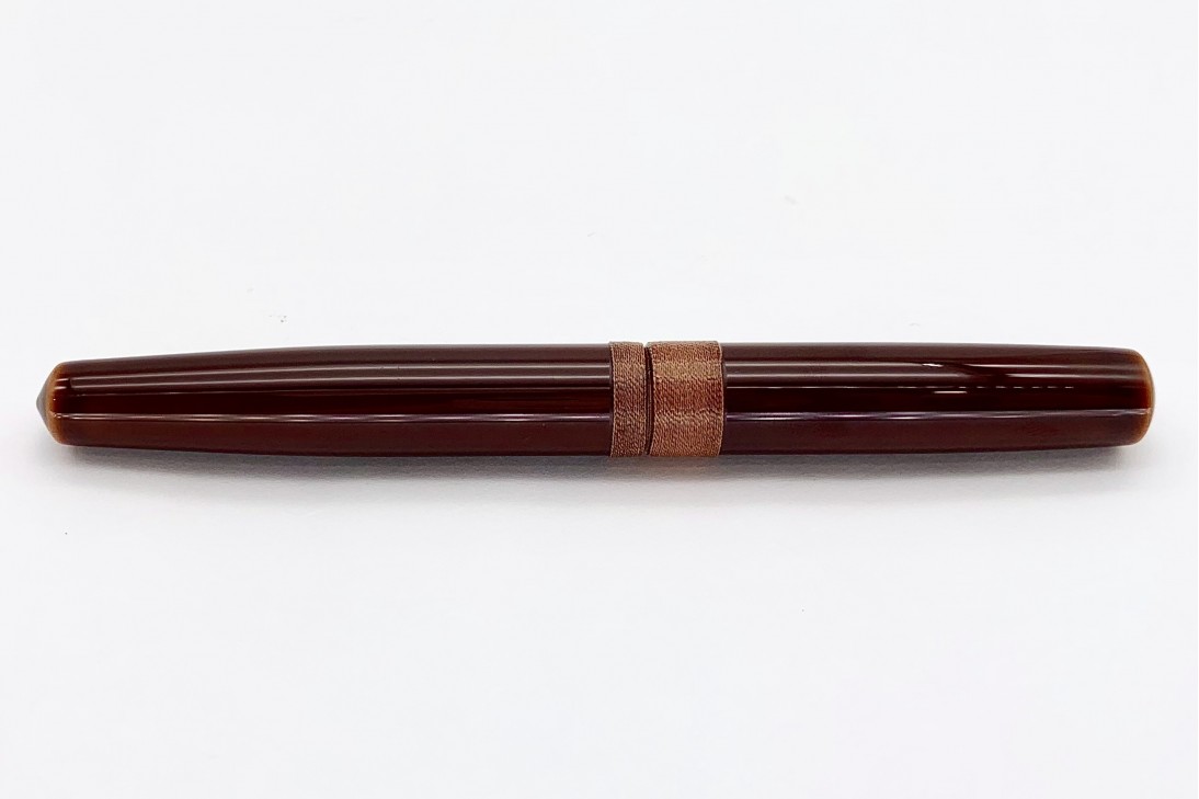 Nakaya Piccolo Long Cigar Toki-Tamenuri String-Rolled Model Fountain Pen
