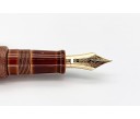Nakaya Piccolo Long Cigar Toki-Tamenuri String-Rolled Model Fountain Pen