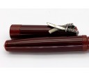 Nakaya Piccolo Long Writer Aka-Tamenuri String-Rolled Model Fountain Pen with Sword Stopper