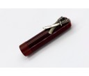 Nakaya Piccolo Long Writer Aka-Tamenuri String-Rolled Model Fountain Pen with Sword Stopper