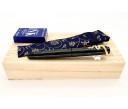 Nakaya Piccolo Long Writer Kuro-Roiro String-Rolled Model Fountain Pen with Snake Stopper