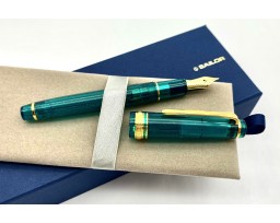 Sailor ProGear Slim Blue Green Nebula Fountain Pen