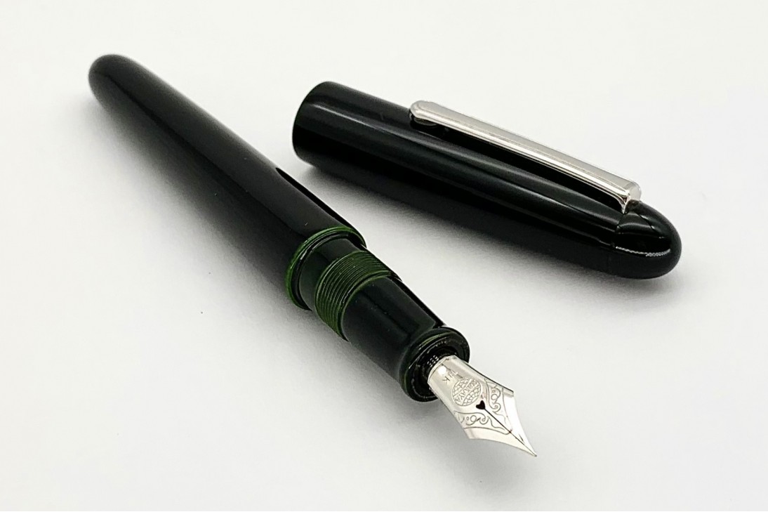 Nakaya Portable Writer Midori Tamenuri Fountain Pen