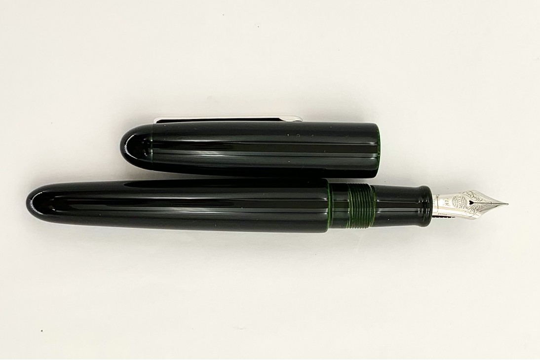 Nakaya Portable Writer Midori Tamenuri Fountain Pen