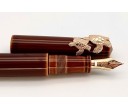 Nakaya Piccolo Long Writer Toki-Tamenuri Fountain Pen with Pinkgold Sea Turtle Stopper