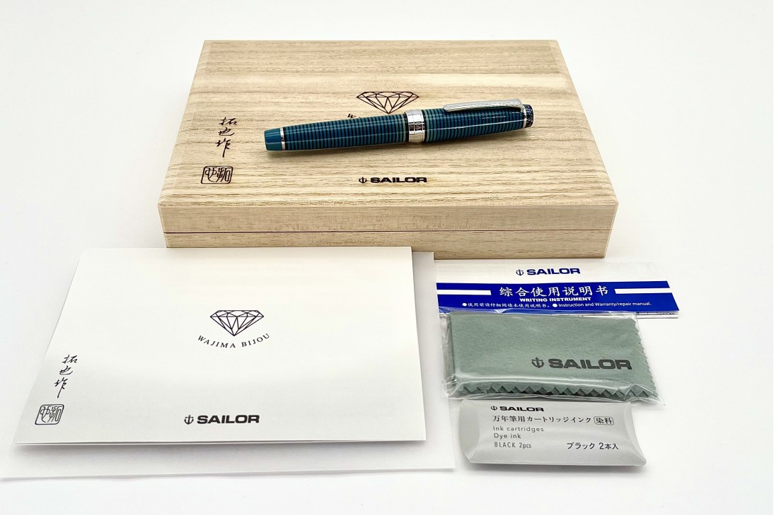 Sailor Limited Edition Progear Wajima Bijou Sapphire Fountain Pen