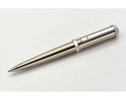 Cartier OP000152 Santos-Dumont Screw Thread Metal Body Palladium Ball Pen