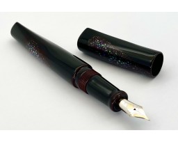 Nakaya Dorsal Fin Version 2 Amanogawa Milky Way Kuro-Tamenuri Fountain Pen