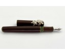 Nakaya Neo Standard Writer Heki-Tamenuri Fountain Pen with Rhodium Sea Turtle Stopper