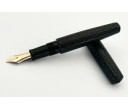 Nakaya Piccolo Cigar Ishime Kanshitsu Black Fountain Pen