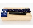 Nakaya Piccolo Cigar Ishime Kanshitsu Black Fountain Pen