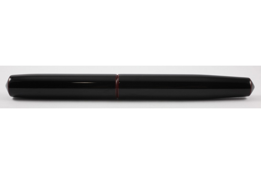 NAKAYA PICCOLO LONG KURO TAMENURI LOTUS FLOWER FOUNTAIN PEN