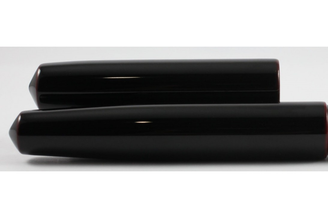 NAKAYA PICCOLO LONG KURO TAMENURI LOTUS FLOWER FOUNTAIN PEN