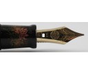 NAKAYA PICCOLO LONG KURO TAMENURI LOTUS FLOWER FOUNTAIN PEN