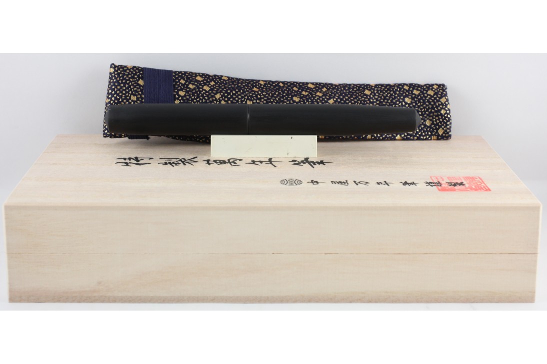 Nakaya Piccolo Long Black Hairline Fountain Pen